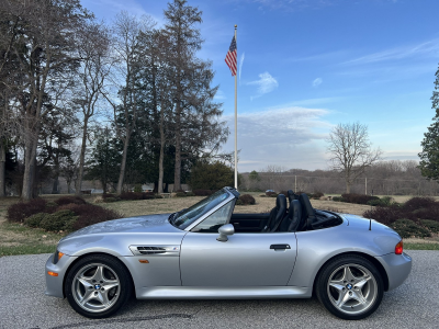 1998 BMW M Roadster in Arctic Silver Metallic over Black Nappa