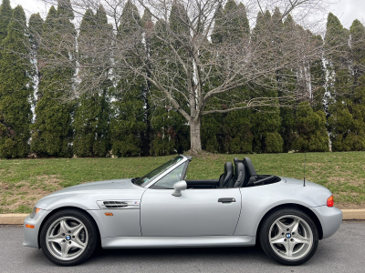 1998 BMW M Roadster in Arctic Silver Metallic over Black Nappa