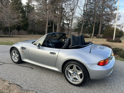1998 BMW M Roadster in Arctic Silver Metallic over Black Nappa