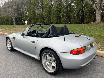 1998 BMW M Roadster in Arctic Silver Metallic over Black Nappa