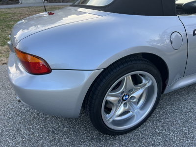 1998 BMW M Roadster in Arctic Silver Metallic over Black Nappa