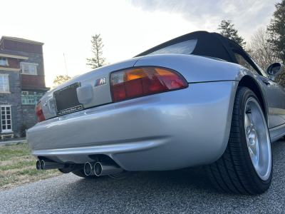 1998 BMW M Roadster in Arctic Silver Metallic over Black Nappa