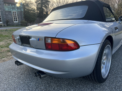 1998 BMW M Roadster in Arctic Silver Metallic over Black Nappa