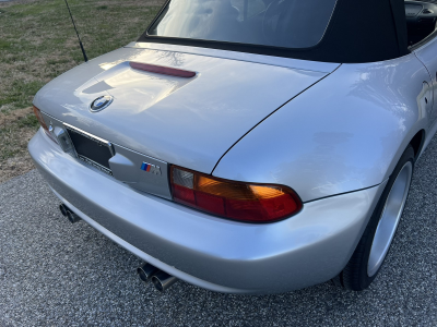 1998 BMW M Roadster in Arctic Silver Metallic over Black Nappa