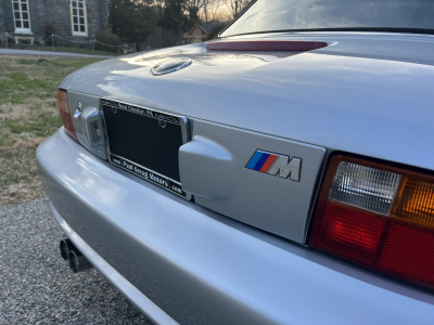 1998 BMW M Roadster in Arctic Silver Metallic over Black Nappa