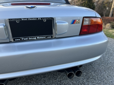 1998 BMW M Roadster in Arctic Silver Metallic over Black Nappa