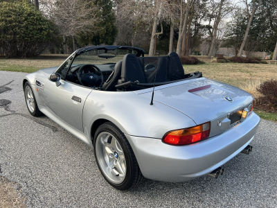 1998 BMW M Roadster in Arctic Silver Metallic over Black Nappa