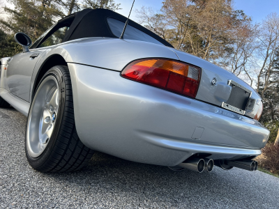 1998 BMW M Roadster in Arctic Silver Metallic over Black Nappa
