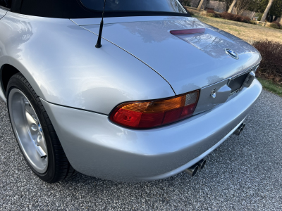 1998 BMW M Roadster in Arctic Silver Metallic over Black Nappa