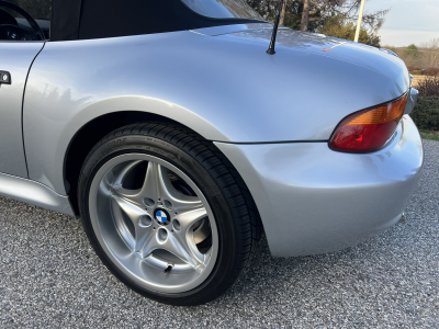 1998 BMW M Roadster in Arctic Silver Metallic over Black Nappa