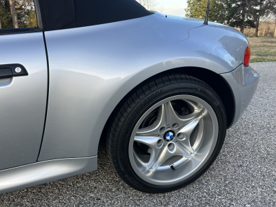 1998 BMW M Roadster in Arctic Silver Metallic over Black Nappa