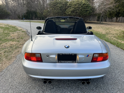 1998 BMW M Roadster in Arctic Silver Metallic over Black Nappa