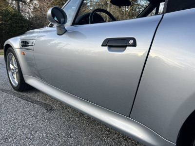 1998 BMW M Roadster in Arctic Silver Metallic over Black Nappa