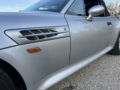 1998 BMW M Roadster in Arctic Silver Metallic over Black Nappa