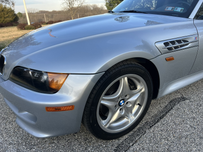1998 BMW M Roadster in Arctic Silver Metallic over Black Nappa