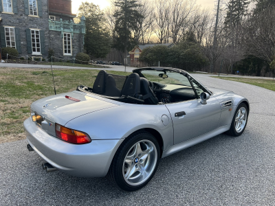 1998 BMW M Roadster in Arctic Silver Metallic over Black Nappa