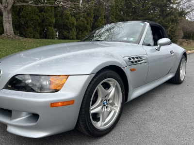 1998 BMW M Roadster in Arctic Silver Metallic over Black Nappa