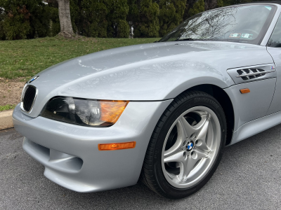 1998 BMW M Roadster in Arctic Silver Metallic over Black Nappa