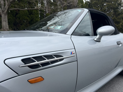 1998 BMW M Roadster in Arctic Silver Metallic over Black Nappa