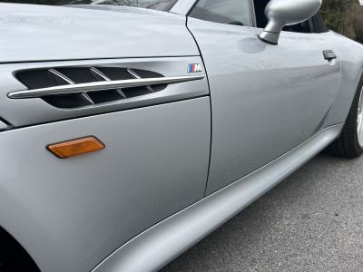 1998 BMW M Roadster in Arctic Silver Metallic over Black Nappa