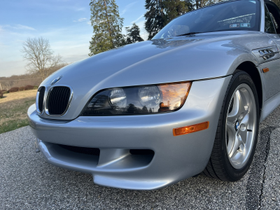 1998 BMW M Roadster in Arctic Silver Metallic over Black Nappa