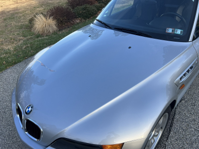 1998 BMW M Roadster in Arctic Silver Metallic over Black Nappa