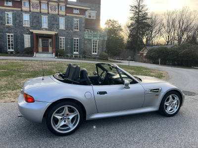 1998 BMW M Roadster in Arctic Silver Metallic over Black Nappa