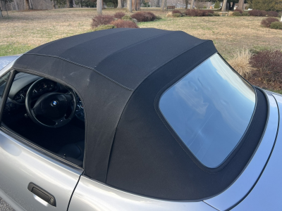 1998 BMW M Roadster in Arctic Silver Metallic over Black Nappa