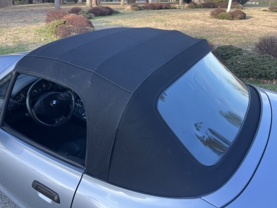 1998 BMW M Roadster in Arctic Silver Metallic over Black Nappa