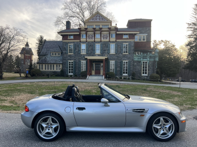 1998 BMW M Roadster in Arctic Silver Metallic over Black Nappa