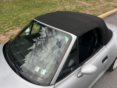1998 BMW M Roadster in Arctic Silver Metallic over Black Nappa