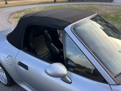 1998 BMW M Roadster in Arctic Silver Metallic over Black Nappa