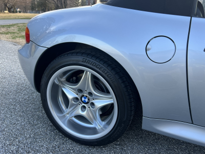 1998 BMW M Roadster in Arctic Silver Metallic over Black Nappa
