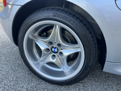 1998 BMW M Roadster in Arctic Silver Metallic over Black Nappa