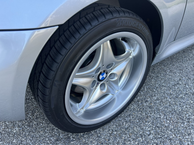 1998 BMW M Roadster in Arctic Silver Metallic over Black Nappa