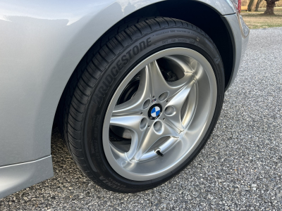 1998 BMW M Roadster in Arctic Silver Metallic over Black Nappa