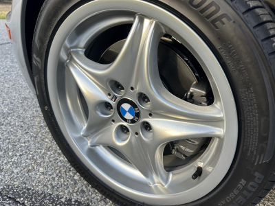 1998 BMW M Roadster in Arctic Silver Metallic over Black Nappa