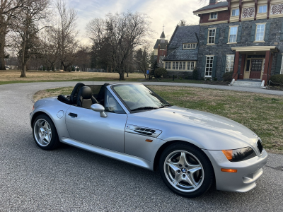 1998 BMW M Roadster in Arctic Silver Metallic over Black Nappa