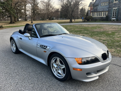 1998 BMW M Roadster in Arctic Silver Metallic over Black Nappa