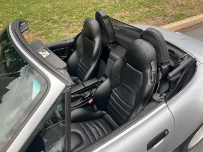 1998 BMW M Roadster in Arctic Silver Metallic over Black Nappa