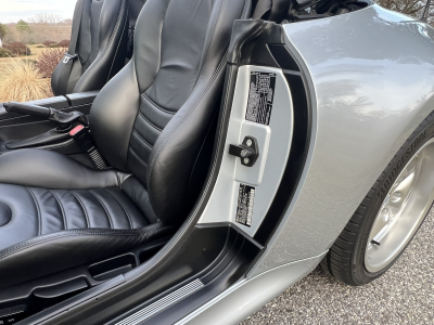 1998 BMW M Roadster in Arctic Silver Metallic over Black Nappa