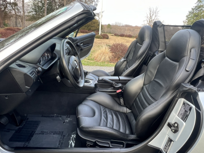 1998 BMW M Roadster in Arctic Silver Metallic over Black Nappa