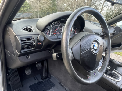 1998 BMW M Roadster in Arctic Silver Metallic over Black Nappa