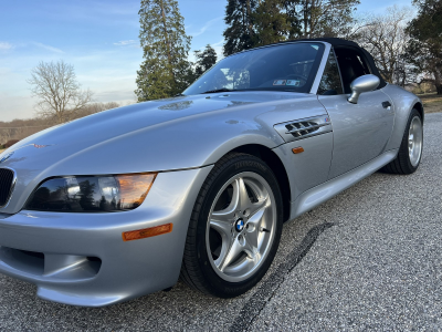 1998 BMW M Roadster in Arctic Silver Metallic over Black Nappa