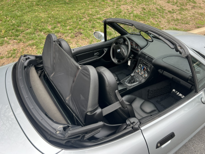 1998 BMW M Roadster in Arctic Silver Metallic over Black Nappa