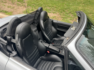 1998 BMW M Roadster in Arctic Silver Metallic over Black Nappa