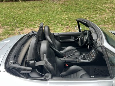 1998 BMW M Roadster in Arctic Silver Metallic over Black Nappa