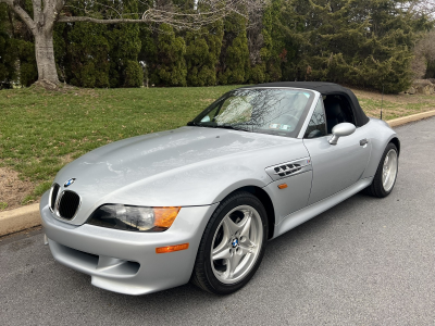 1998 BMW M Roadster in Arctic Silver Metallic over Black Nappa