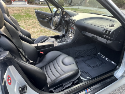 1998 BMW M Roadster in Arctic Silver Metallic over Black Nappa