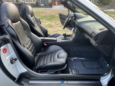 1998 BMW M Roadster in Arctic Silver Metallic over Black Nappa